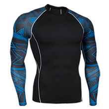 Camiseta masculina para treino em academia, roupa de compressão para adolescentes equipamento de corrida 4xl 2024 - compre barato