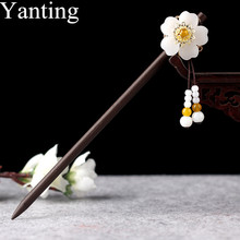 Yanting Women Hair Stick Vintage Hair Jewelry For Female Girls Red Green White Stone Tassel Head Jewelry Ethnic Hairpins 0143 2024 - buy cheap