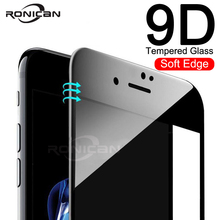 New 9D Full Cover Soft Edge Tempered Glass For iPhone 6 6s 7 8 Plus Screen Protector Film For iPhone X XR XS 11 12 ProMax Glass 2024 - buy cheap