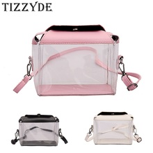 Sac Transparent Femme Clear Purse Women Messenger Bags 2019 Wild Handbag Shoulder Messenger Bag Small Square Jelly Bag WWJ301 2024 - buy cheap