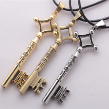 Hot Anime Attack On Titan Necklace Metal Eren Key Pendant Choker Charm Cosplay Jewelry Toy Anime Figure Shingeki No Kyojin Gifts 2024 - buy cheap