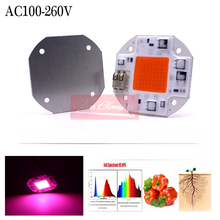 20W/30W/50W COB Bulb Smart IC AC 110V-220V Driver 380-840nm Full Spectrum Spotlight Floodlight Flip chip lamp tube DIY 2024 - buy cheap