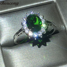 choucong Princess Diana ring 2ct AAAAA Zircon 100% Real 925 sterling Silver Engagement Wedding Band Rings For Women men Bijoux 2024 - buy cheap