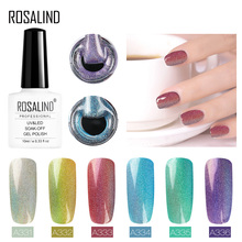 Rosalind-esmalte para unhas de gel, cores holográficas, 10ml, semipermanente, primer uv, soak off, verniz, arte nas unhas, manicure 2024 - compre barato