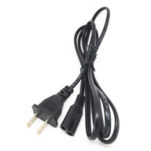 Cabo de alimentação ca de 2 pinos, plugue eu/us, adaptador de energia ac/dc para sony playstation ps 2 ps 3 xbox sega modelo 2024 - compre barato