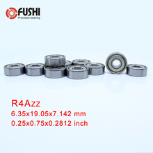 Подшипник R4AZZ ABEC-1 (10 шт.) 1/4 "x3/4" x9/32 "дюйм, миниатюрный R4A ZZ, Шариковые подшипники для деталей радиоуправляемой модели 2024 - купить недорого