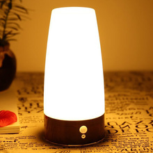 Lámpara LED de mesa con Sensor de movimiento para el hogar, luz nocturna para dormitorio de niños, sala de estar, accesorios de iluminación para escritorio 2024 - compra barato