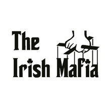 14.2CM*7.5CM Creative THE IRISH MAFIA  Funny Vinyl Sticker Accessories C5-1699 2024 - buy cheap