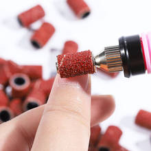 100Pcs/Bag Nail Files Sanding Caps UV Polish Remover  Sanding Bands Block Pedicure  Nail Art Tool Accessory 2024 - buy cheap