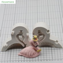 Flamingo Silicone Mold Baking Tools Wedding Party Cupcake Fondant Cake Decorating Tools Jelly Candy Chocolate Gumpaste Mould 2024 - buy cheap