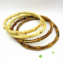 Asas redondas De madera De bambú para bolso, accesorios De repuesto para bolsos artesanales, Vintage, 13cm/15cm 2024 - compra barato