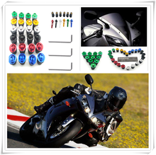 Parafusos para para-brisa de motocicleta, kit de parafusos 5mm para vidro de motocicleta, parafusos para ducati 916 vanel gt 1000 m900, com 10 peças 2024 - compre barato
