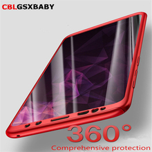CBL 360 градусов полный чехол для Samsung Galaxy S9 Plus ударопрочный чехол для Samsung S8 Plus NOTE 9 8 S7 Edge экранная пленка 2024 - купить недорого