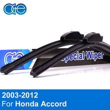 Oge Wiper Blades For Honda Accord 1998-2017 Natural Rubber Windshield Windscreen Auto Car Accessories 2024 - buy cheap