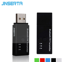 Jinserta-transmissor automotivo sem fio com bluetooth 5.0, fm, para iphone e samsung, kit de música sem uso das mãos 2024 - compre barato