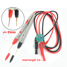 1000V 20A Gold-plated Copper Needle Tip Wire 1m Probe Test Leads Pin Universal Digital Multimeter Multi Meter Tester Pen Battery 2024 - buy cheap