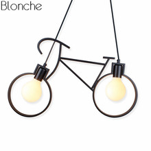 Vintage Bicycle Pendant Light Creative Loft Hanglamp Luminaire For Bedroom Home Decor Pendant Lamp Child Gift Lighting Fixtures 2024 - buy cheap