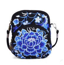 Fashion Vintage Embroidery Small Bohemian Bags!Nice Ethnic Floral embroidered Lady Cute Shoulder&Crossbody bags National Carrier 2024 - buy cheap