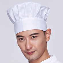 Chef hat male work hat white mushroom cap food factory meal kitchen drink oil cap men and women hat 2024 - buy cheap