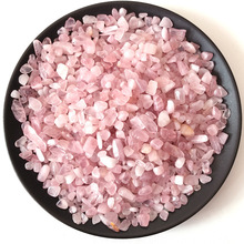 Drop Shipping Natural Stone Madagascar Rose Quartz Pink Crystal Mineral Specimen Rock Chip Gravel Rough Raw Gemstone Energy Deco 2024 - buy cheap
