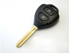 Чехол для ключа с дистанционным управлением для Toyota Corolla RAV4 Yaris Avensis Avalon Echo Prado 2 кнопки без ключа чехол для Fob 2024 - купить недорого
