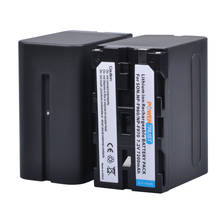 2Pcs PowerTrust 7200mAh NP-F960 NP-F970 Battery NP F970 NP F960 Camcorder batteries for Sony NP-F550 F770 F750 F960 F970 2024 - buy cheap