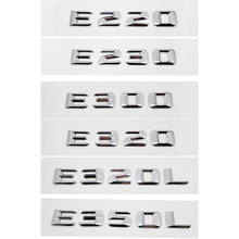 Car Trunk Lid Letter Sticker For Mercedes E220 E230 E300 E320 E320L E350L Benz E Class W140 W210 Emblem Silver Car Refitting 2024 - buy cheap