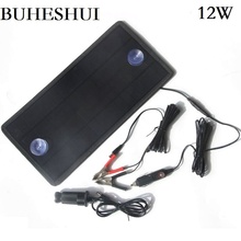 BUHESHUI 4.5W/12W 18V/12V Solar Panel Charger Portable Mono Solar Module For Car Boat Rechargeable Power Battery Charger 2024 - buy cheap