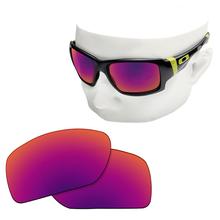 OOWLIT-lentes polarizadas de repuesto para gafas de sol, lentes de espejo rojo púrpura para gafas de sol, de color rojo y morado, compatible con modelo Big Taco OO9173 2024 - compra barato
