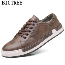 Designer Shoes Men High Quality Leather Sneakers Mens Casual Shoes Hot Sale Leather Shoes Men Brand Big Size Zapatillas Hombre 2024 - buy cheap