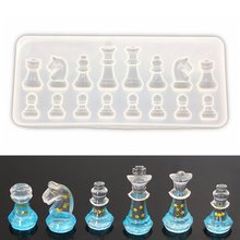 International Chess Shape Silicone Mold DIY Clay Epoxy Resin Mold Pendant Decoration Molds Candy Chocolate Cake Mould 2024 - buy cheap
