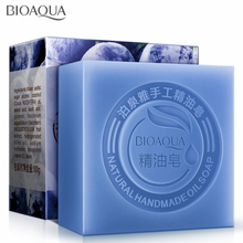 Blueberry Essential Oil Handmade Soap Acne Removal Blackhead Skin Whitening Deep Cleansing Face Wash Hair Care Bath Shower Soap 2024 - buy cheap