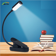 Clipe de carregamento usb lâmpada de mesa led cama leitura olho livro lâmpada de leitura luz clipe lâmpada de luz para leitura lâmpada de mesa estudo 2024 - compre barato