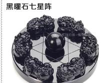 6680062++Seven natural obsidian ornaments Lucky crystal ball feng shui home opening gifts ornaments 2024 - buy cheap