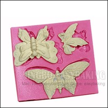 Silicone Cake Mold Butterfly Shape Fondant Sugarcraft clay Gum Paste Mould Cake Decorating Tools 2024 - buy cheap