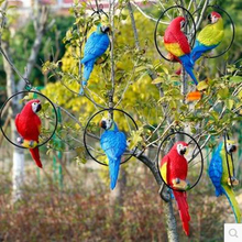 Multi-style simulation parrot crafts, home garden decoration birds, beautiful birds 2024 - buy cheap