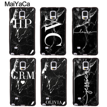 PERSONALISED MARBLE INITIALS For Samsung S21 Ultra S20 FE S10 Plus Note 10 20 A50 A70 A21S A51 A71 A72 A12 A32 A52 Case 2024 - buy cheap