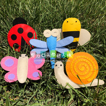 DIY animales, insectos, abejas, Caracol, Mariquita. Kit de fieltro de tela no tejida, conjunto de costura artesanal, Material para manualidades, costura DIY 2024 - compra barato