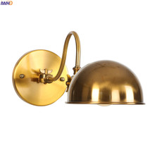 IWHD Adjustable Golden Arm LED Wall Lights For Home Lighting Bathroom Bedroom Industrial Vintage Wall Lamp Sconces Lampara Pared 2024 - buy cheap