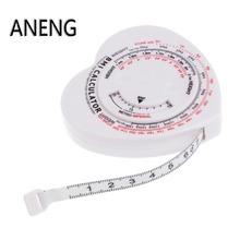 ANENG Heart BMI Body Mass Index Tape Measure Calculator Body Muscle Diet Weight Loss 2024 - buy cheap