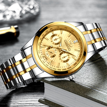 CHENXI Мужские часы Роскошные мужские золотые часы из нержавеющей стали аналоговые кварцевые часы мужские часы 2020 reloj hombre relogio masculino 2024 - купить недорого