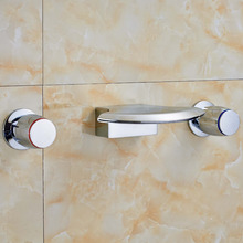 Contemporary Polish Chrome Cylinder Handles Brass Bathroom Sink Faucet Mixer Tap Faucet 2024 - buy cheap