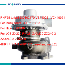 Conjunto de motor de turbo interruptor RHF55 8980302170 para Motor de ventilador industrial Isuzu JBC Hitachi, motor de ventilador industrial 4HK1 4HK1-T 4HK1TC 2024 - compra barato