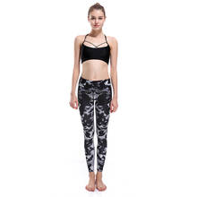 Print Leggings fitness Leggings Women Sporting Workout Leggins Elastic Slim Pants High Waist Elasticity Breathable Plus Size 2024 - buy cheap