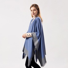 14 Choices 2019 New Long Oversize Women Scarf Wrap Blanket Cloak 130*150cm Faux Cashmere 2 Used Poncho Cape Lady Warm Knit Shawl 2024 - buy cheap