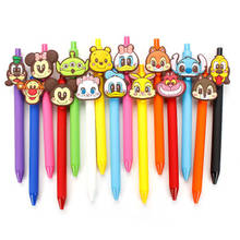 15 PCS Cute mickey Gel Pen Kawaii Gel Pen 0.5mm Black ink Candy color pens for Kid Gift escritorio Papelaria School Supplies 2024 - buy cheap