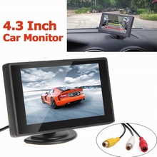 Ouchuangbo-Monitor de coche de 4,3 pulgadas, pantalla Digital TFT LCD para coche, camión, vehículo, monitores de visión trasera, reproductor de vídeo para coche 2024 - compra barato