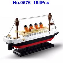 0576 194pcs Titanic Ship Boat Building Blocks Toy 2024 - buy cheap