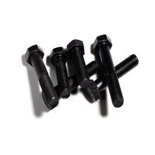 Hex bolt black Carbon Steel hex screw M6*8mm/10mm/16mm/20mm/25mm/30mm/35mm/40mm/45mm/50mm/55mm/60mm/65mm/70mm/80mm Bolts  2024 - buy cheap