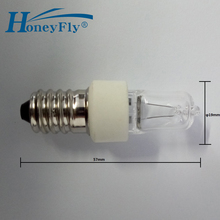 HoenyFly 3 шт. JD E14 лампа для холодильника 25 Вт 2700-3000K 130 в/240 В фотолабораторный галогенный свет Индикатор теплого белого холодильника 2024 - купить недорого